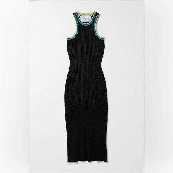 CALLE DEL MAR
Striped Ribbed-Knit Maxi Dress - Picture 3 of 4